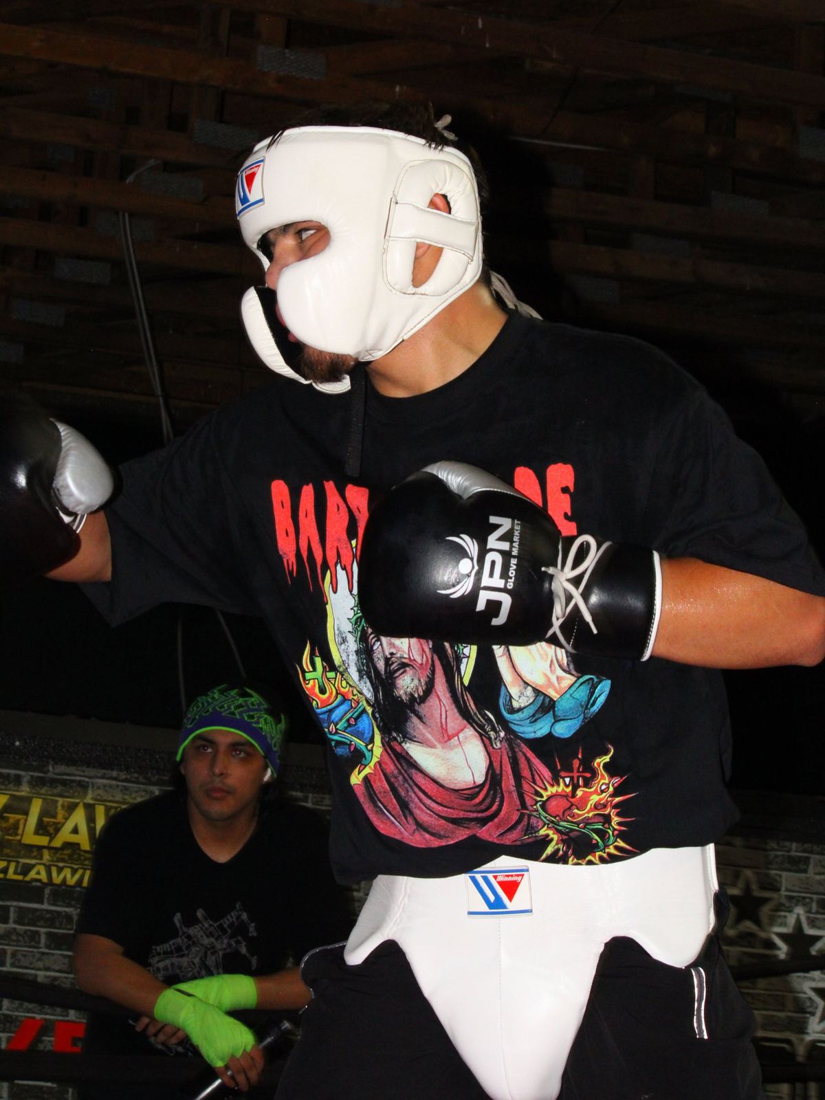 JPN Pro Series gloves in sparring